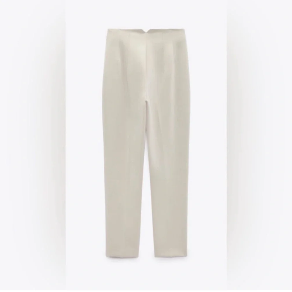 Zara Linen Blend High Waisted Pants Bloggers Fav Size Large